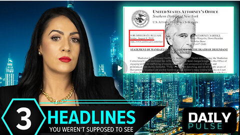 Epstein Death Statement Drafted Day Before His 'Death' | Daily Pulse Ep 193