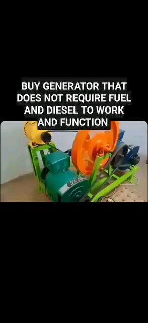 non gas, non diesel generator😶‍🌫️
