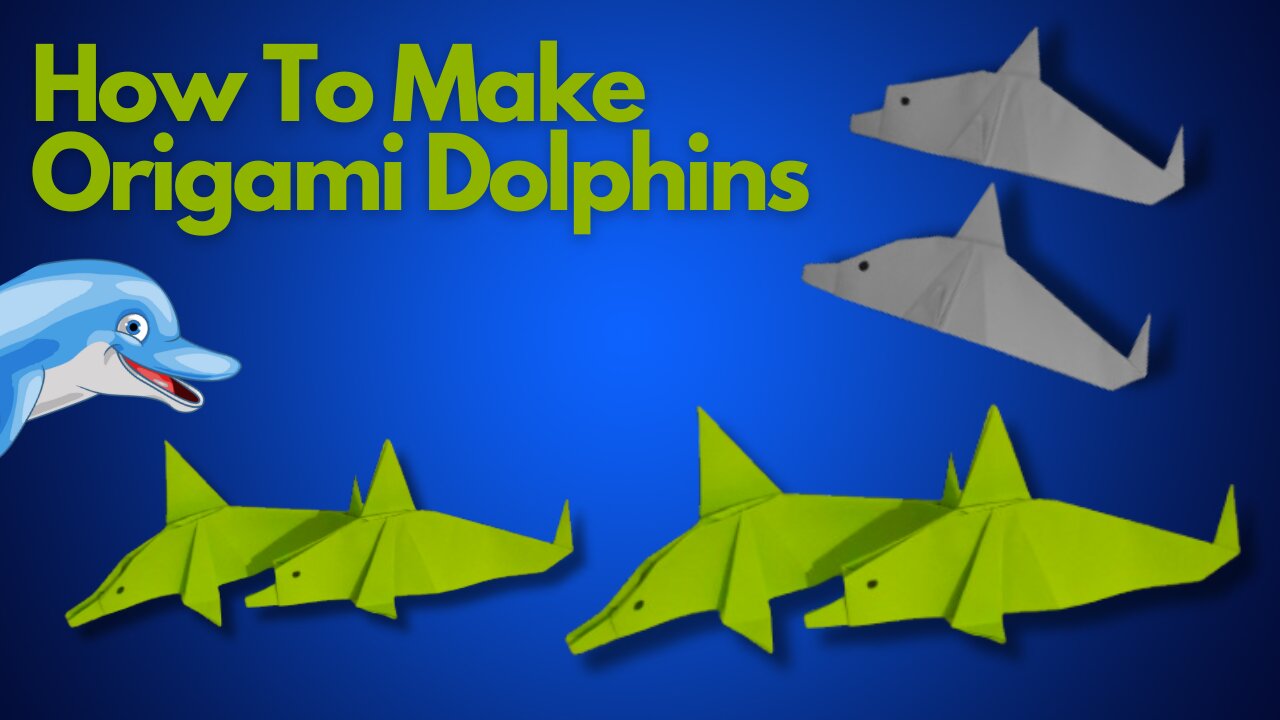 Create a Graceful Origami Dolphin: Beginner-Friendly Folding Tutorial