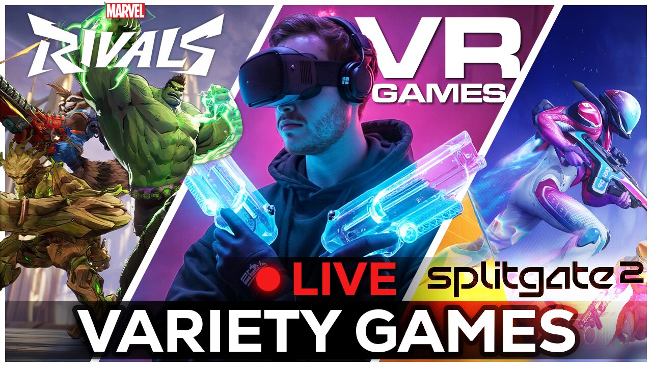 🔴LIVE IN 1440p! - PUBG, Star Wars Battlefront 2, Splitgate 2, VR Games, and More! - Come Hang Out!