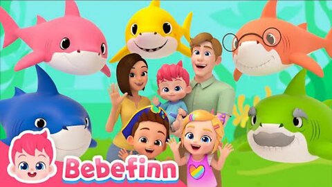 Mix- TOP3 Baby Shark Songs for Kids | Bebefinn Nursery Rhymes Compilation
