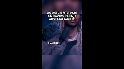 DDG goes live after court an releasin the truth about Halle Bailey #ddg #pontiacmadeddg #hallebailey