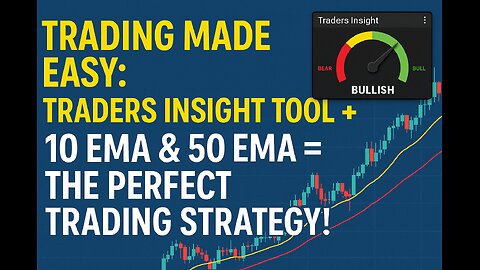 Trading Made Easy: Traders Insight Tool + 10 EMA & 50 EMA = The Perfect Trading Strategy! 