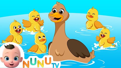 Five Little Ducks Went Out One Day | Kids Songs & Nursery Rhymes | NuNu Tv