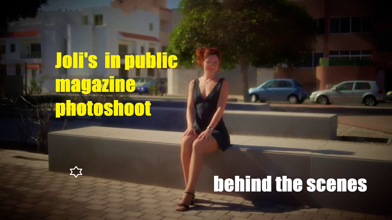 Joli's in public magazine photoshoot behind the scenes