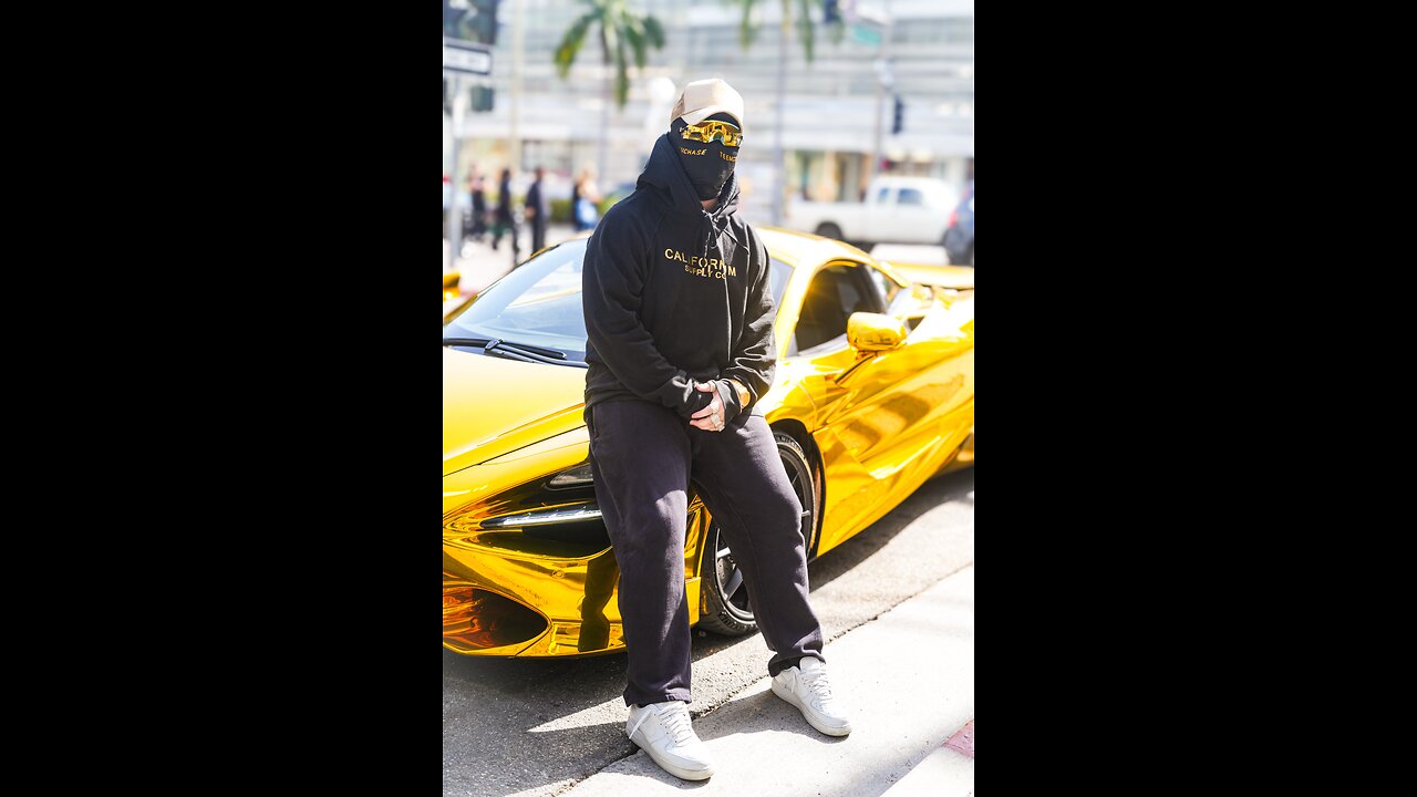 Millionaire in Ski Mask Flexes Gold McLaren & Lambo on Rodeo Drive! (Exclusive Interview)