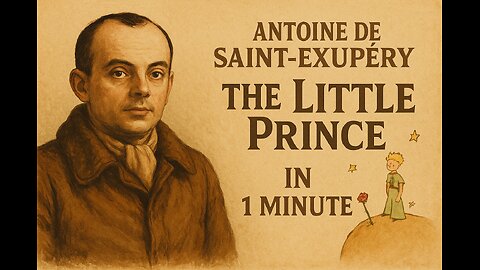 The Little Prince in 1 Minute | Wonder, Wisdom, and What Truly Matters