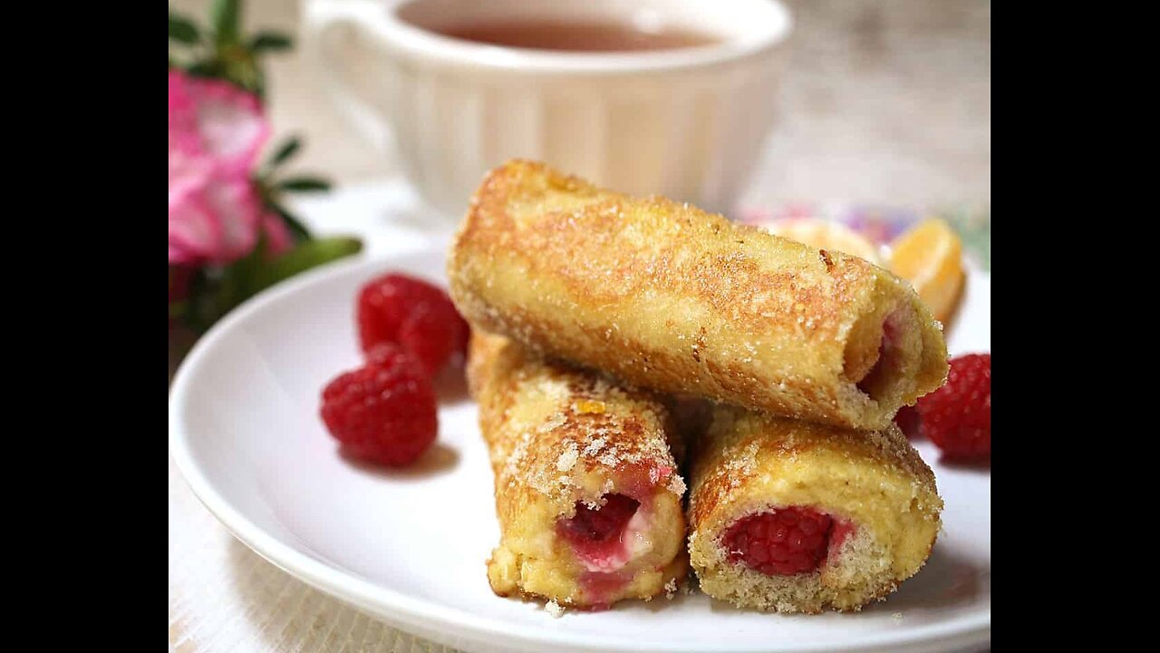 Super Quick French Toast Roll-Ups