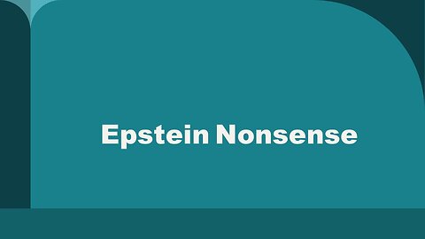 Epstein Nonsense