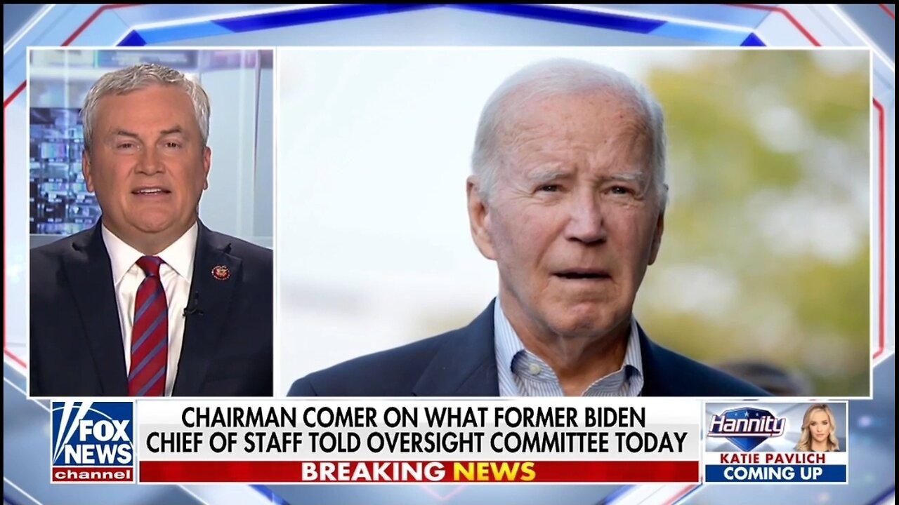 Rep Comer: Biden's Chief of Staff ADMITTED Biden's Decline