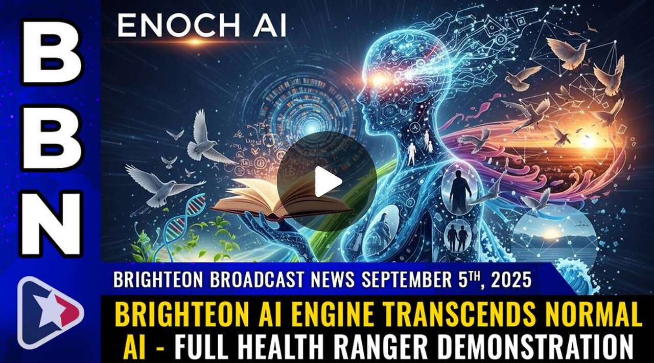 9 5 25 Mike Adams Brighteon AI engine transcends normal AI - full Health Ranger demonstration