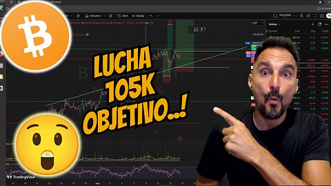 LUCHA 105K, OBJECTIVO ...!!! Bitcoin y Solana