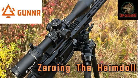 Zeroing the Gunnr Heimdall HPVO 6-24×50 | 50 & 100 Yard Precision Test (CNP-Outdoors)