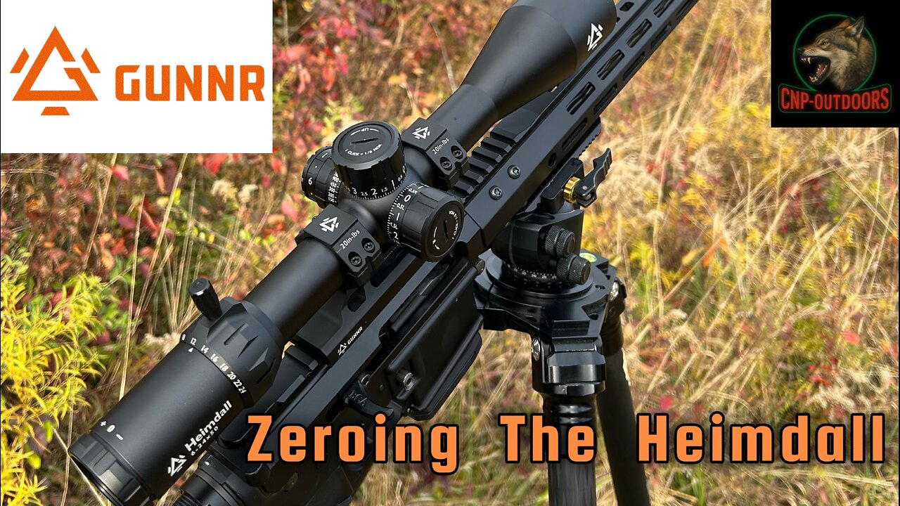 Zeroing the Gunnr Heimdall HPVO 6-24×50 | 50 & 100 Yard Precision Test (CNP-Outdoors)
