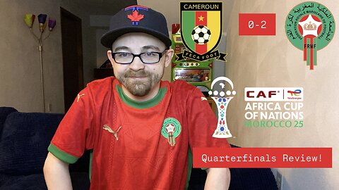 RSR8: Cameroon 0-2 Morocco 2025 Africa Cup Of Nations Quarterfinals Review!