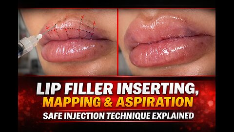 Lip Filler Safety Matters | Mapping, Aspiration & Correct Injection Technique