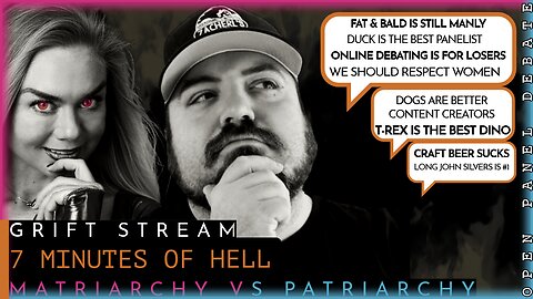 7 MINUTES OF HELL - GRIFT STREAM - DEBATE ROB @NormalAmericawithRobNoerr ​