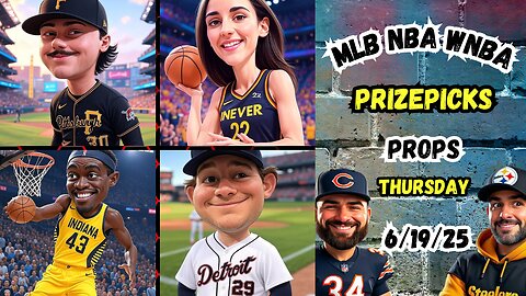 🔥 9 HOT MLB PROPS | 🏀 NBA PROPS | 🏀 WNBA PROPS | THURSDAY 6/19/25