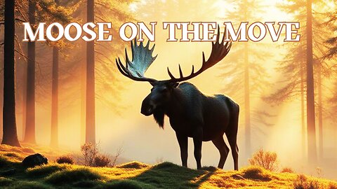 Moose On The Move - A Toddler Song About a Calm Moose!