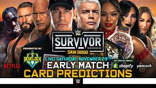 WWE Survivor Series 2025 - Match Card Predictions | Bevelock