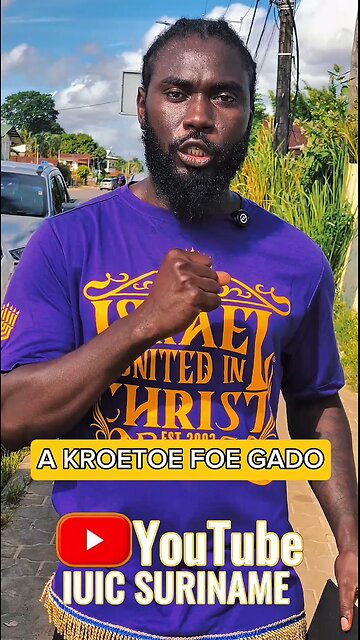 No wan tra volk sabi a kroetoe foe Gado !!!