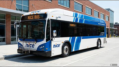 Gillig BRT Rigid Nassau Inter-County Express Nice Bus