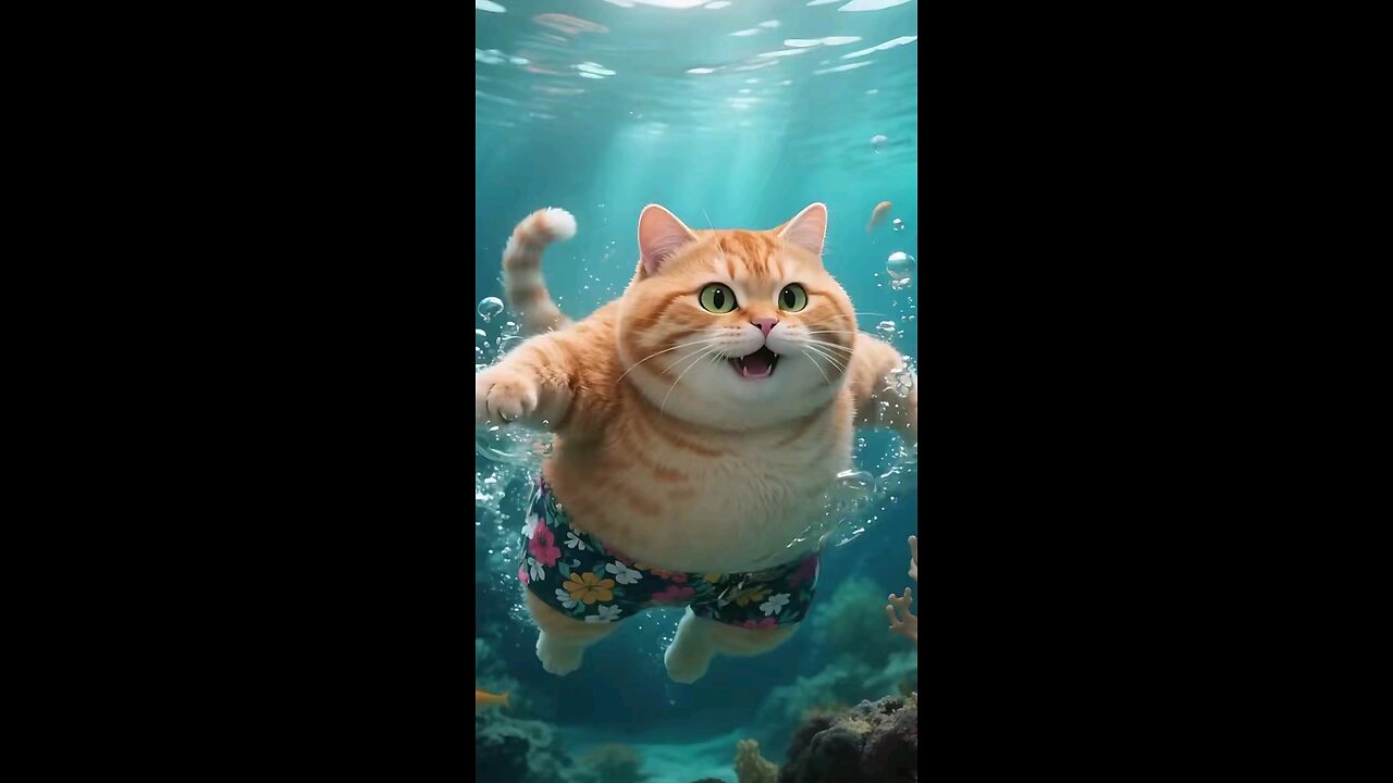 cat funny video
