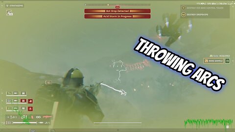 We Dont Throw Hands, We Throw Arcs/ Helldivers 2
