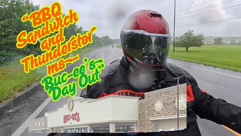 BBQ Sandwich and Thunderstorms - But-ee's Day Out!