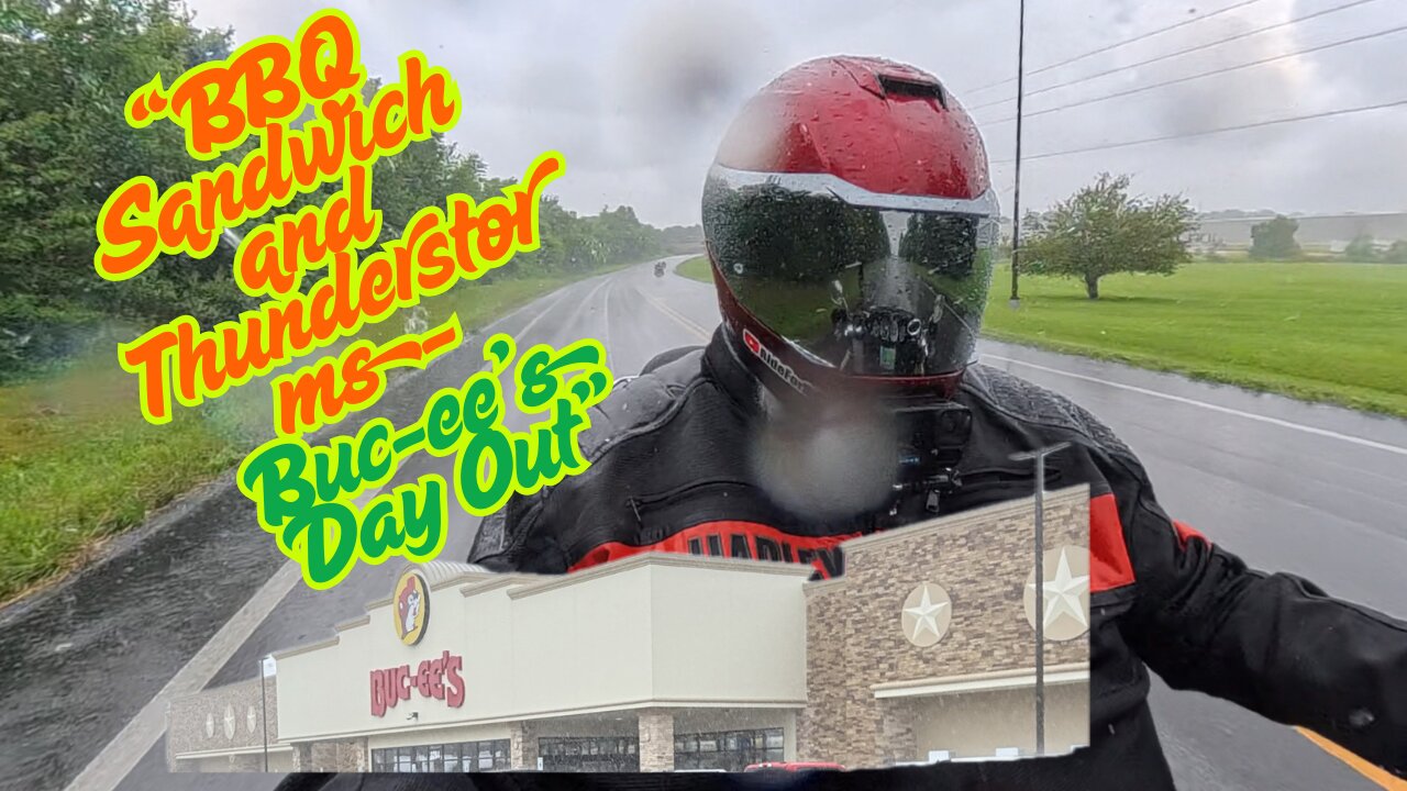 BBQ Sandwich and Thunderstorms - But-ee's Day Out!