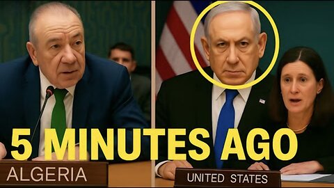 Algeria HUMILIATES the U.S. Over Gaza Ceasefire Veto at UN!