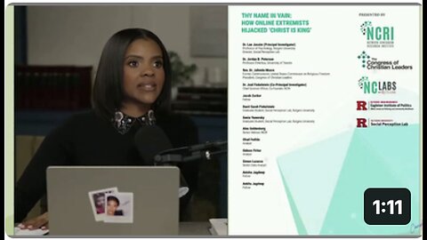 "Candace Owens Claims Study Funded by Jews Aimed to Instigate War Among Christians"