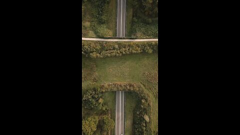 amazing top view of the beautiful Road and Nature