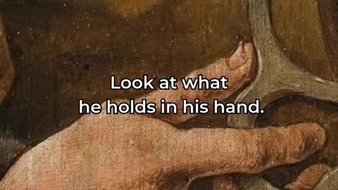 He pretends to be blind.