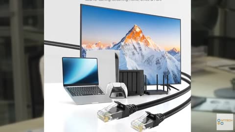 Cable Matters 10Gbps 5-Pack Snagless Short Cat 6 Ethernet Cable - 3ft, Cat 6 Cab