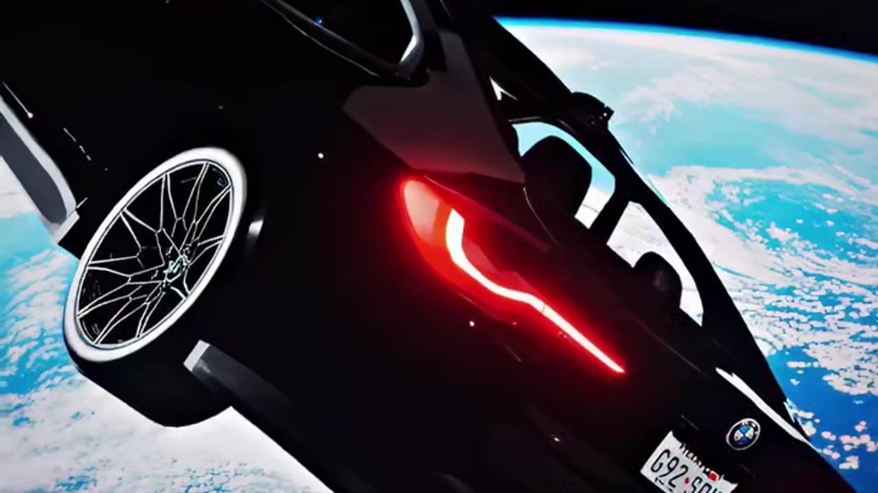 First time using blender | M4 in space #bmwmotorsport #caredit #cartok #m4 #fyp