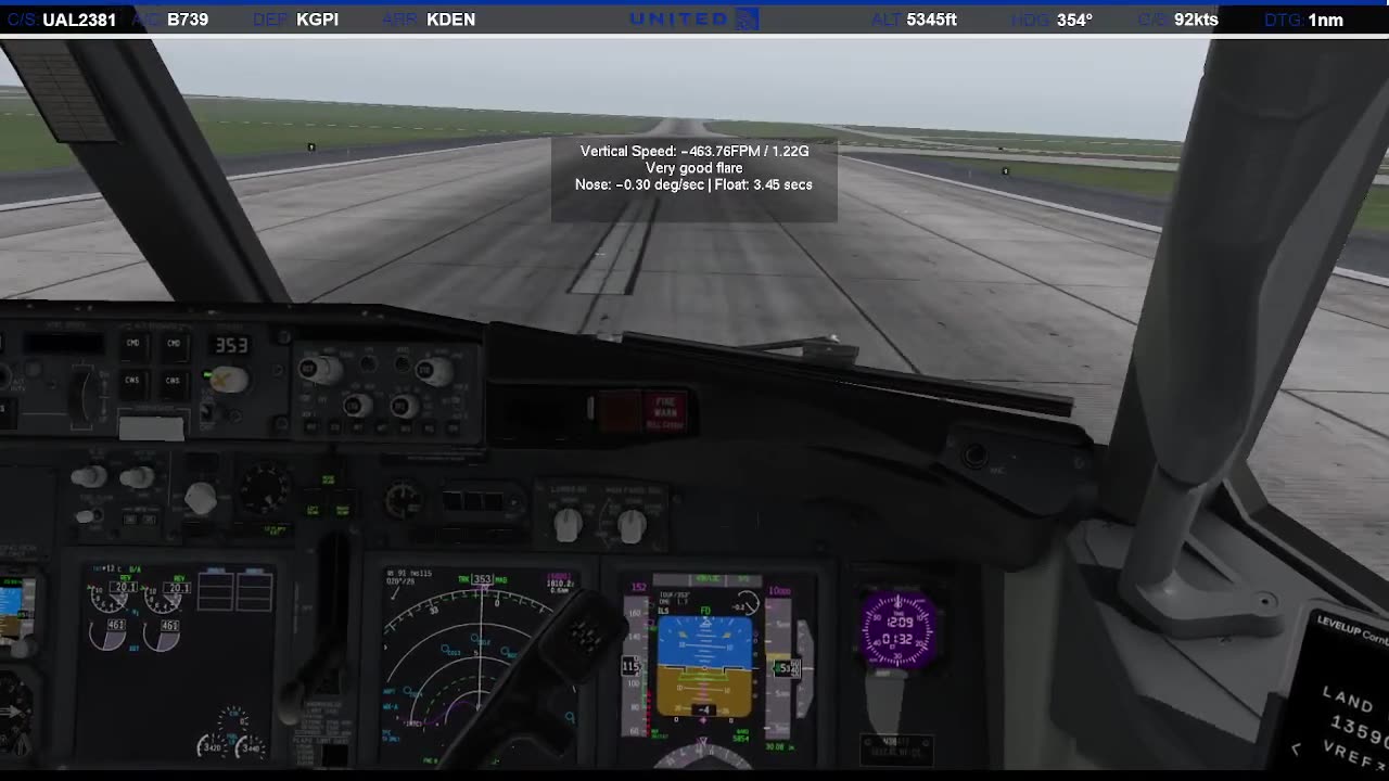 Landing in Denver (KDEN)