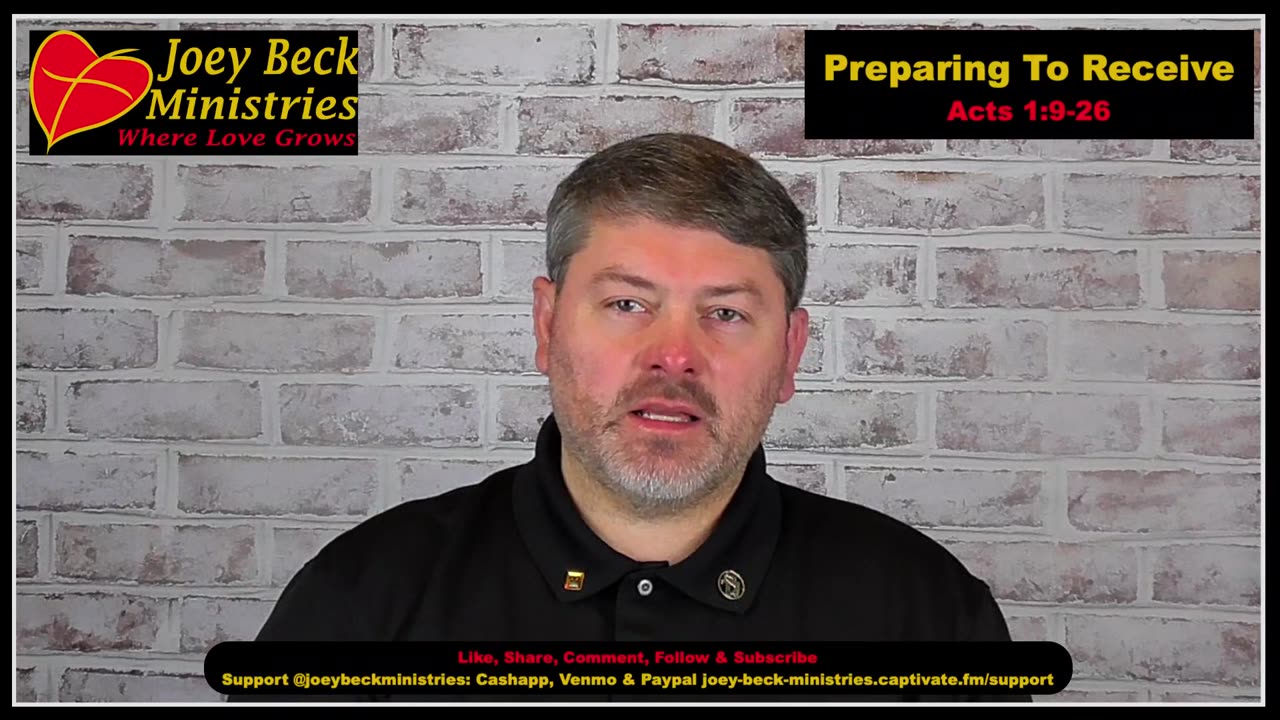 Preparing To Receive