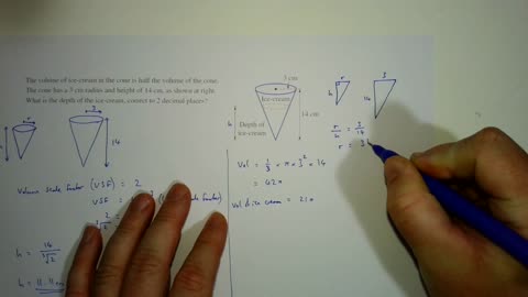 Question - Volume of cone
