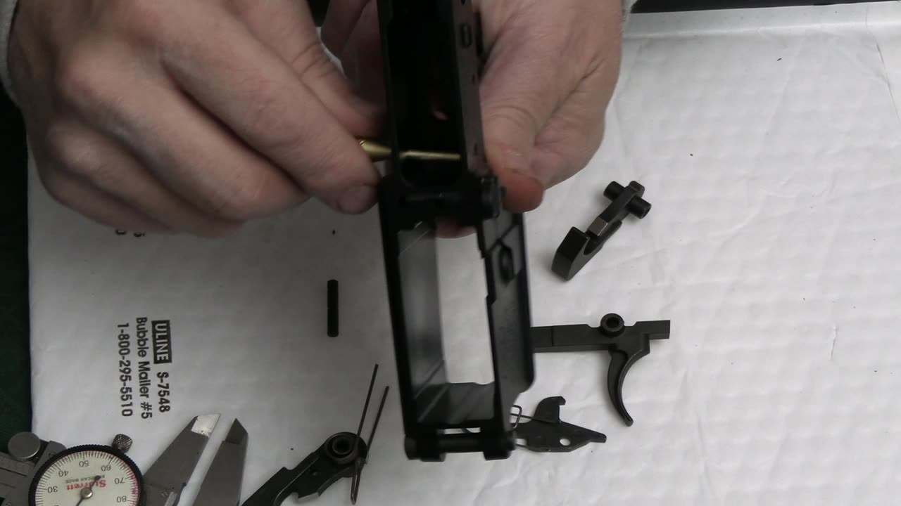 #7 Installing the fire control group (trigger/hammer) AR15