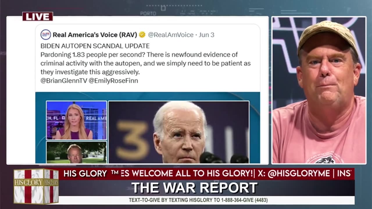 His Glory - The War Report 6-4-25