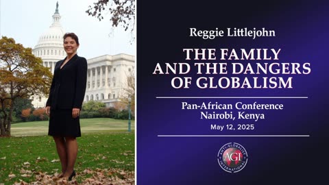 Reggie Littlejohn Speech, Pan-African Conference, Nairobi, Kenya