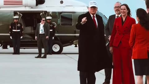 President Trump Arrives & Greets Dignitaries!