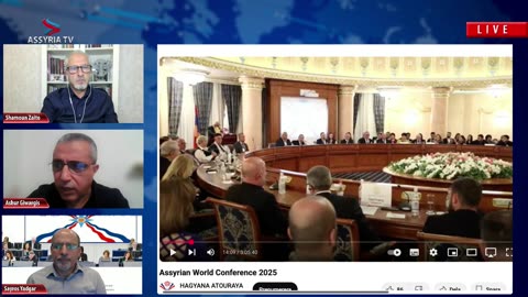Live debate about the Assyrian conferences in Armenia with Ashur Giwargis & Sayros Yadgar