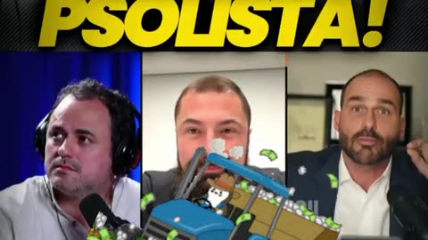 Eduardo Bolsonaro tratorou o comunista Glauber bosta 😜