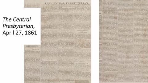 Dabney Letter April 1861