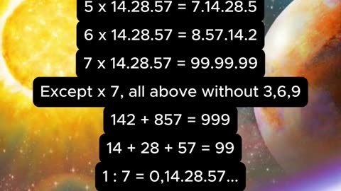 142857 - magical number