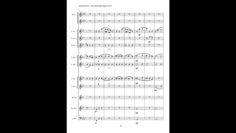 Claude Debussy – Valse Romantique (Saxophone Nonet + 2 Piccolos & Contrabassoon)