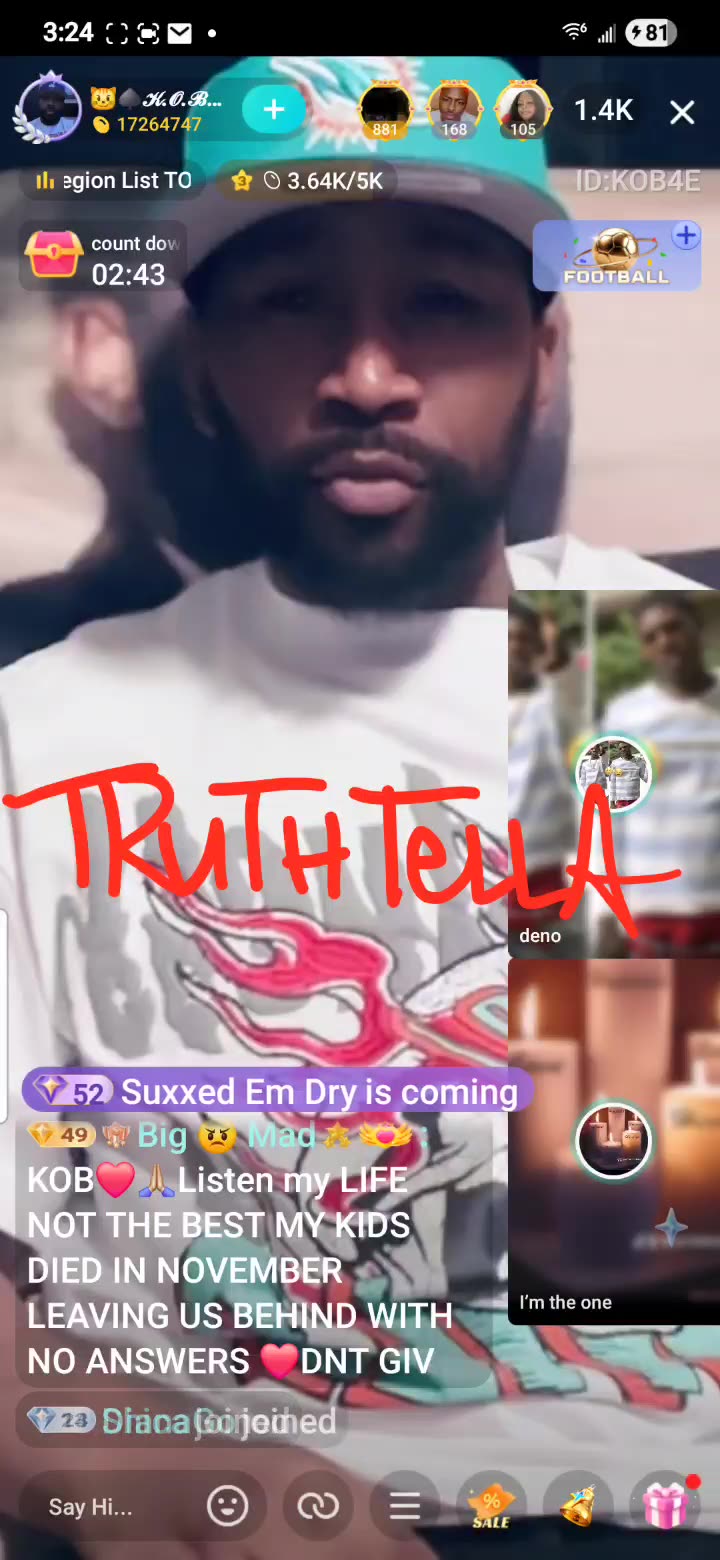 KOB 3RD SHIFT TEAM PK WITH DREBABY & ASHLEY LOVE THEN EMOTIONAL SOLO LIVE WITH HIS BLOOD SISTER WHO JUMPS IN HIS BOX