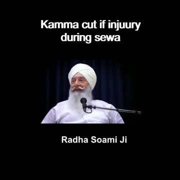 Kamra cut if injury during sewa ... sewa krte time jakhmi hone say karmm cut hote hai